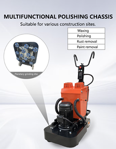 Meuleuses et polisseuses de sol en béton semi-automatiques neuves avec moteur 7,5 kW, haute efficacité, certifiées ISO CE - Product Image 2