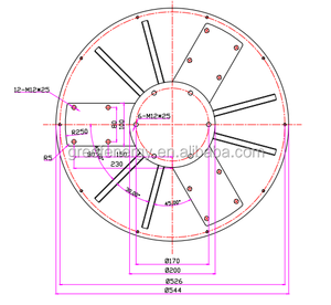 เครื่องกำเนิดไฟฟ้ากระแสสลับแม่เหล็กน้ำแบบรอบต่ำ 1mw, 2mw, 3mw - Product Image 4