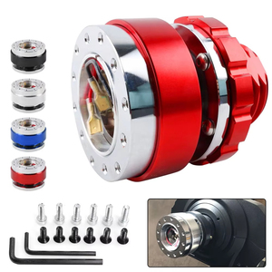 Adattatore per Volante da Corsa a 6 Fori con Sgancio Rapido 73mm, Kit Snap-Off per Volanti Auto Compatibile con Thrustmaster TX T300 T500 TS-PC - Product Image 1