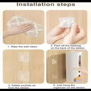 Custom Modern Wall-Mounted No-Drill Underwear & Socks Storage Box PP Plastic Eco-Friendly Clothes Organizer for Closet Wardrobe - Product Image 3