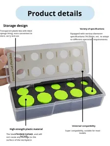 Guanghuan GH-256 <span class=keywords><strong>Halo</strong></span> Outil d'assistance de découpe de trous pour radar de 16-25 mm pour <span class=keywords><strong>film</strong></span> teinté de vitres de voiture, ensemble de 10 pièces pour l'installation de films de protection automobile - Product Image 4