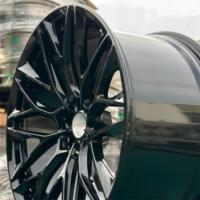 Rines Forjados Personalizados de Aleación 6061-T6 de 17-24 Pulgadas, 5x120 5x108 5x115 PCD, Diseño Cóncavo Negro Mate para Autos de Pasajeros Avanzados