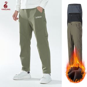 <span class=keywords><strong>Pantaloni</strong></span> <span class=keywords><strong>Cargo</strong></span> Termici a Vita Alta, Foderati in Pile, Resistenti all'Acqua per Lavoro, Avventura all'Aperto ed Escursionismo - Product Image 1