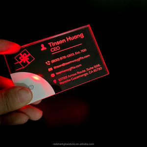 Kartu Nama Akrilik Berwarna-warni Bercahaya dengan Logo yang Dapat Disesuaikan, Tampilan Mewah, Hadiah Promosi Kecil - Product Image 6