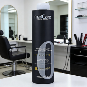 Traitement à la kératine professionnel le plus vendu pour salon, avec des propriétés nourrissantes, argan, beurre de karité du Brésil, kératine pour cheveux volumineux - Product Image 2