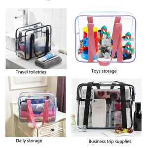 Fournisseur de trousses de maquillage personnalisées de haute qualité, en gros, écologiques, imperméables, transparentes en PVC et en cuir PU. - Product Image 3