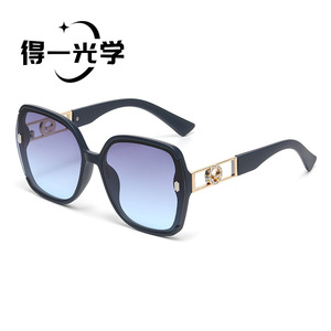 Women's <b>Large</b> <b>Frame</b> Sunglasses <b>Black</b> PC UV400 Outdoors Driving Party - Product Image 3