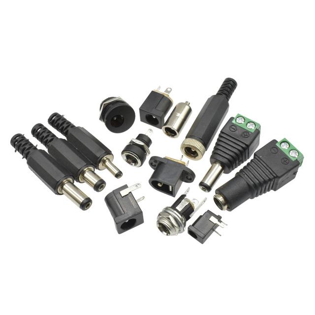 DC Power Plug Jack Connector 2.1MM 3.5MM * 1.1MM 1.3MM 2.5MMx5.5MM Female Male DC Power connecter
