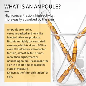 Ampule Serum OEM/ODM Skin Care Private Label Customized Whitening Brightening Vitamin C Facial Serum Ampoule Niacinamide Skin Care Face Serum