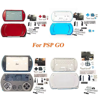 1 Juego de Carcasa Completa Inalámbrica Compatible con PSP Go, Material ABS, Multicolor, Reemplazo Completo con Kit de Botones