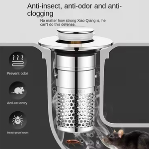 Pop up phòng tắm rửa lưu vực bồn tắm vòi hoa sen bồn rửa drainer Brass Stopper Lọc tóc Catcher giỏ - Product Image 5