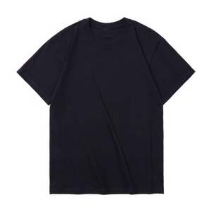 2025 calidad superior 220gsm 100% algodón de gran tamaño hombres camiseta en blanco tela gruesa camisetas - Product Image 4