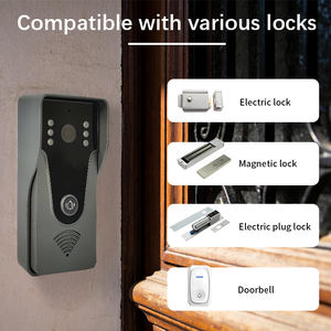 Sistema de Videoportero Wifi con 2 Cables, Clasificación IP65 Resistente a la Intemperie, Ángulo de Visión <span class=keywords><strong>Fijo</strong></span> de 130 Grados, para Dormitorios Estudiantiles - Product Image 5