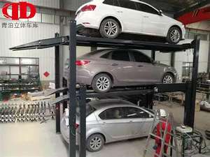 Sistema di Parcheggio Intelligente a Tre Livelli, Sollevatore Auto a 4 Colonne per <span class=keywords><strong>3</strong></span> Veicoli, Attrezzatura di Stoccaggio a <span class=keywords><strong>3</strong></span> Strati - Product Image 6