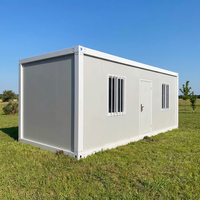 Casa Contenedor Modular de Ensamblaje Rápido con Estructura de Acero y Paneles Sándwich para Instalación Rápida en Sitio