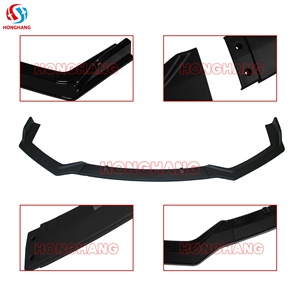Lèvre de pare-chocs avant sport en ABS pour Infiniti Q50 Sport 2018-2022, séparateur de becquet style V - Product Image 3