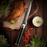 Lame en acier au carbone damas Offre Spéciale vente en gros manche confortable couteau de chef de cuisine coupe-viande filet de poisson couteau à désosser