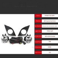 Nouveaux feux antibrouillard avant avec feux de jour (DRL) et feux de pare-chocs avant pour Corolla 2014-2016, spécifications américaines 12V