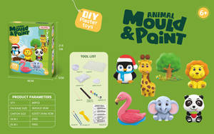 Juego de Pintura de Yeso <span class=keywords><strong>Serie</strong></span> 6, Juego de Arte y Manualidades, Juguete Educativo STEM, Juguetes de Dibujo Ecológicos para Niños - Product Image 6