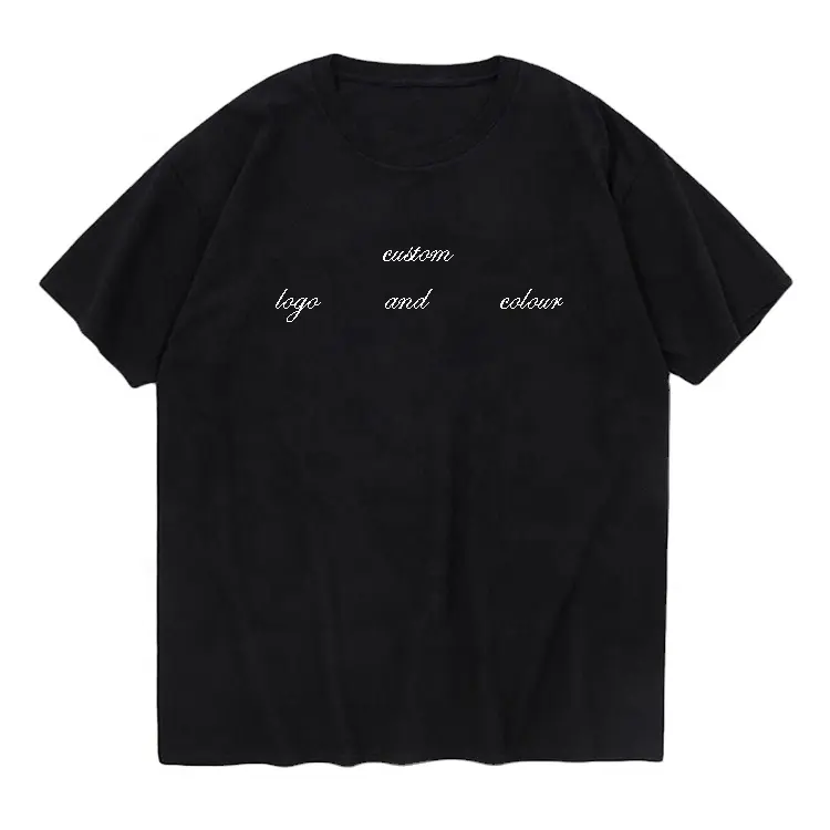 2022 New custom plain Printed 100% Cotton T-shirt for Women graphic print plus size crew neck men T-shirt with logo