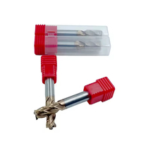Fresa de extremo de carburo sólido Shiyu HRC55, herramienta de corte CNC para fresado cuadrado de metal, brocas de router