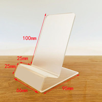 Mini Clear View Acryl Desktop Stand Handy Handy Lupe Displays Halter Rack
