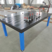 Nouvelle table de soudage 3D robuste D16, fixation modulaire avec surface nitrurée et acier Q355 pour une fabrication de précision