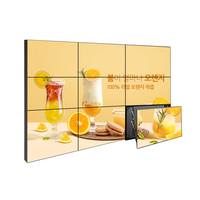 Monitor de Video Wall LCD de 55 Pulgadas para Publicidad en Interiores con Animación de Texto y Gráficos para Fondo de Escenario en Ascensores, Aeropuertos e Iglesias