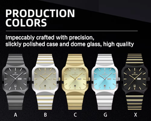 <span class=keywords><strong>Montre</strong></span> de luxe pour <span class=keywords><strong>homme</strong></span> VVS Square, acier inoxydable, <span class=keywords><strong>montre</strong></span> à quartz de haute qualité pour <span class=keywords><strong>homme</strong></span>, <span class=keywords><strong>montre</strong></span> étanche pour <span class=keywords><strong>homme</strong></span> - Product Image 2