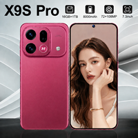Nouveauté : Téléphone portable X9s Pro débloqué, version globale, avec support gaming et haute qualité