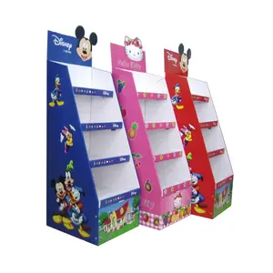Custom Shop Supermarket Store Display Rack Professional Engraving Cutting Printing Floor Standing Display Unit Customized Color