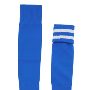 Men Nylon Professional Elite Soccer Socks Extra Long Padded Football Socks