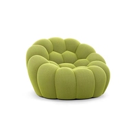 Ensemble de canapés Chesterfield modernes en cuir véritable ROCHE BOBOIS, structure en bois massif, pieds en acier inoxydable doré, forme confortable pour