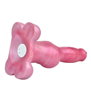Yeni gelmesi 9.05 inç büyük boy silikon köpek yapay penis vibratör emme femel yapay penis Masturbator uzaktan kumanda ile kadınlar için - Product Image 2