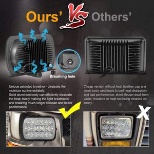 Phare de travail LED 7 pouces 45W à faisceau haut et bas X pour tracteur agricole 12V 24V, camion, <span class=keywords><strong>projet</strong></span> extérieur, éclairage LED, phare avant - Product Image 4