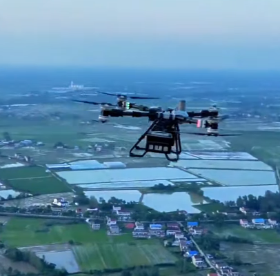 YUEQUN High Efficiency Agricultural Spraying Sprayer Drone Front FPV Camera Wide Angle Lens Intelligence Feature Pesticide Tree