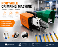 Outil de pressage de virole pneumatique Portable équipement de fabrication de câbles sertissage Bootlace connecteur Machine de sertissage