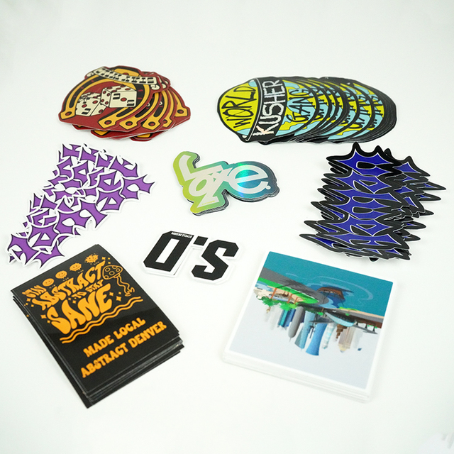 Making Adhesive logo Label Uv Proof Die Cut Sticker Printing Waterproof Pvc Vinyl Custom Stickers