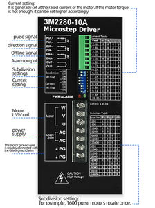 Controlador de motor paso a paso trifásico de 220V 3M2280-10A con 110130 <span class=keywords><strong>Buke</strong></span> DSP Digital 3DM2283 Producto de controladores de motor - Product Image 3