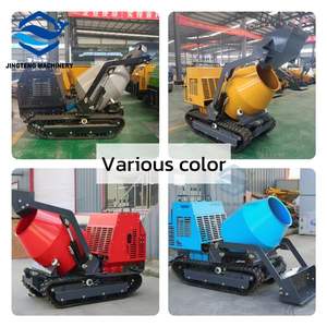 Mini Betoniera Cingolata Portatile da 300L, Piccolo Dumper Autocaricante - Product Image 6