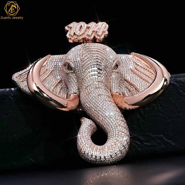 Hip Hop Jewelry Sterling Silver 925 Custom Necklace Letter Number Globe Pendants VVS Baguette Moissanite Iced Out Pendant