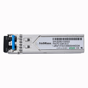 Оптический трансивер SFP 1.25Gbps, 20 км, SMF, 1310 нм, LC Duplex, DDM, с возможностью горячей замены, для сетевых коммутаторов, совместим с Huawei - Product Image 3
