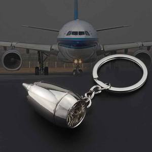 Llavero de Aleación de Zinc con Diseño de Avión DingHong, Llavero Metálico Plateado con Logotipo Personalizado, Regalo de Moda para Llaves y Recuerdos - Product Image 3