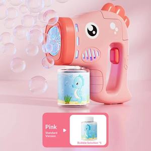Pistolet à bulles Gatling en plastique pour bébés et enfants, modèle Astronaute à six trous, inspiré des célébrités d'Internet TikTok, pour les 0-24 mois, idéal pour la <span class=keywords><strong>nuit</strong></span> - Product Image 6