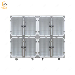 Veterinaire Kliniek Kennels Puppy Shop Ziekenhuis Glasvezel Modulaire Kat Kooi Kratten Ronde Gedreven Grote Hond Kooien - Product Image 4