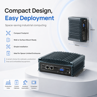 Computadora Industrial Personalizada OEM ODM con Enfriamiento Pasivo, Doble LAN, USB, COM, HD, VGA, Almacenamiento Opcional para Sistemas de Automatización