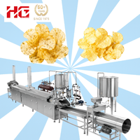 Ligne de production automatique de chips de pommes de terre naturelles et de riz, haute efficacité, 300 kg/h, avec friteuse et mélangeur, pour la production de chips de pommes de terre fraîches