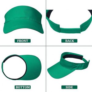Custom Cotton Sun Visor <b>Cap</b> with Adjustable for Sport Style for Children & Adults-Promotional Advertising Gifts - Product Image 5