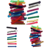 OEM Chine Taizhou Multi Couleur Dentaire Orthodontique Élastique Bretelles En Caoutchouc Ligature Cravates Moule Usine