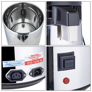 Máquina de <span class=keywords><strong>agua</strong></span> <span class=keywords><strong>destilada</strong></span> Laboratorio 4L Dispositivo de <span class=keywords><strong>agua</strong></span> <span class=keywords><strong>destilada</strong></span> eléctrica de acero inoxidable con jarra de vidrio - Product Image 5